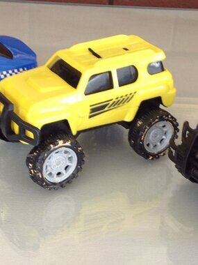 Set of 3 Vehicles Police Car & 2 SUVs